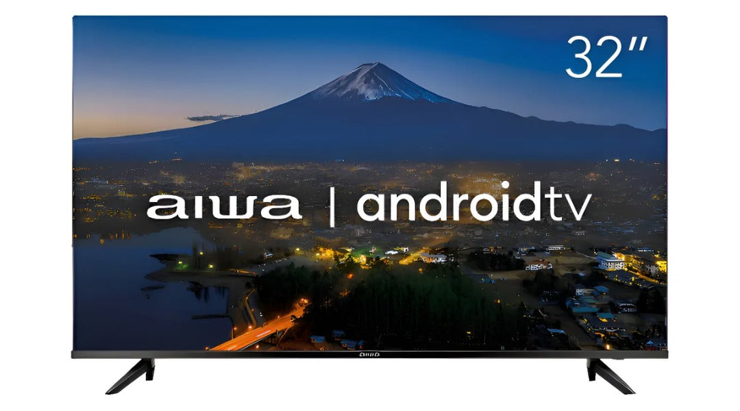 Smart TV AIWA 32” Android HD Borda Ultrafina HDR10 Dolby Áudio